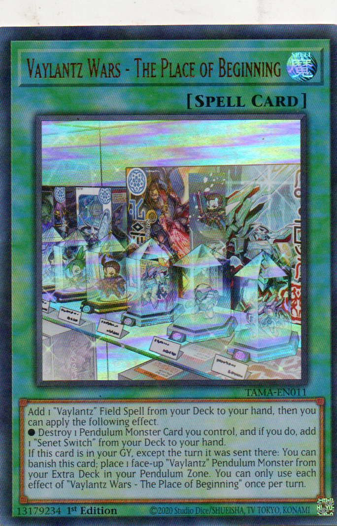 Vaylantz Wars - The Place of Beginning TAMA-EN011 Ultra rare
