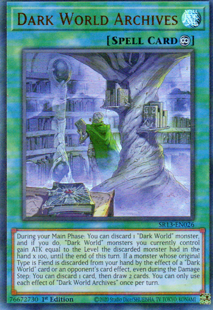 Dark World Archives SR13-EN026 Ultra rare