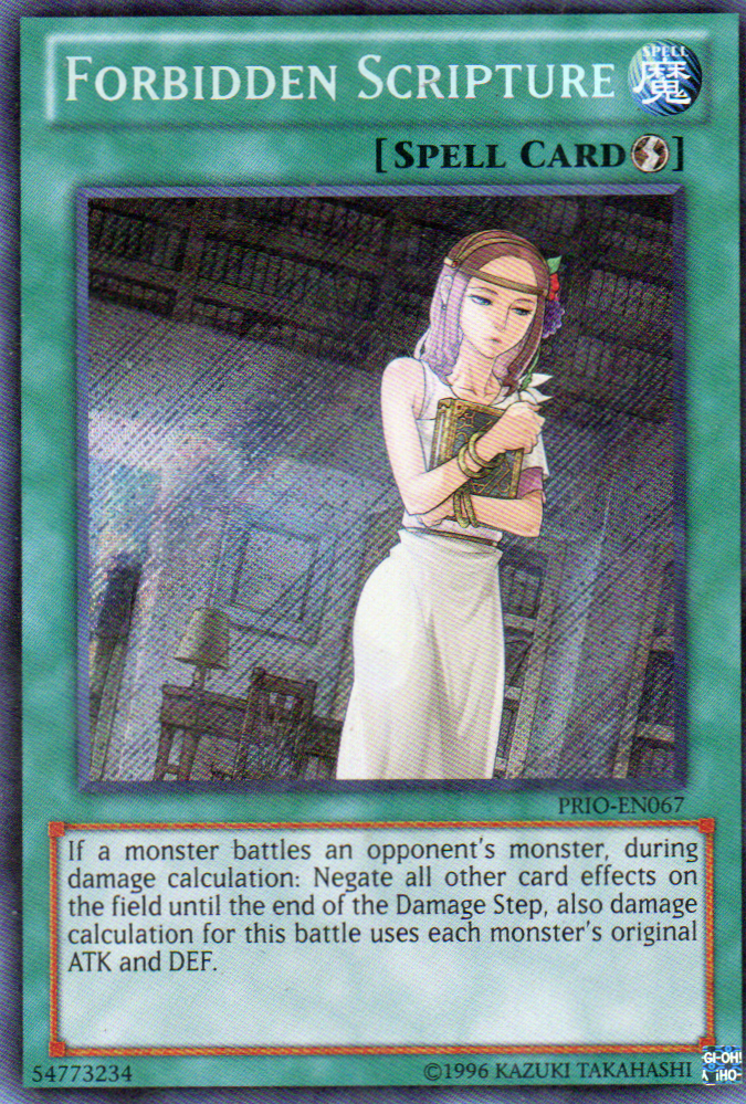 Forbidden Scripture PRIO-EN067 Secret rare