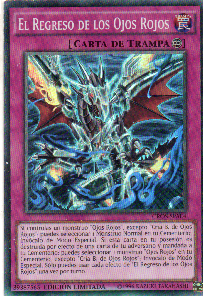 El Regreso de los Ojos Rojos CROS-SPAE4 Super rare