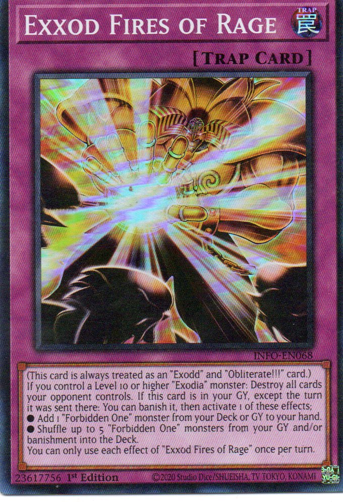 Exxod Fires of Rages INFO-EN068 Super rare