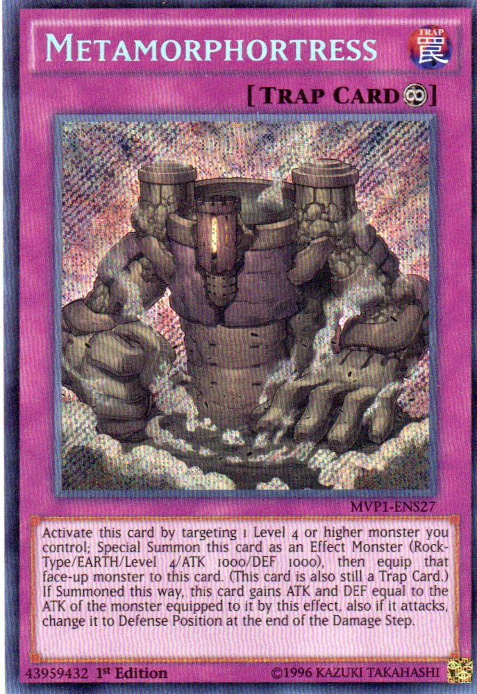Metamorphortress MVP1-ENS27 Secret rare