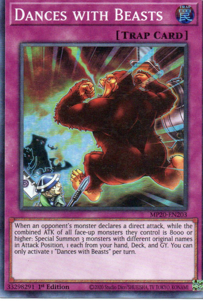 Dancer with Beasts MP20-EN203 Super rare