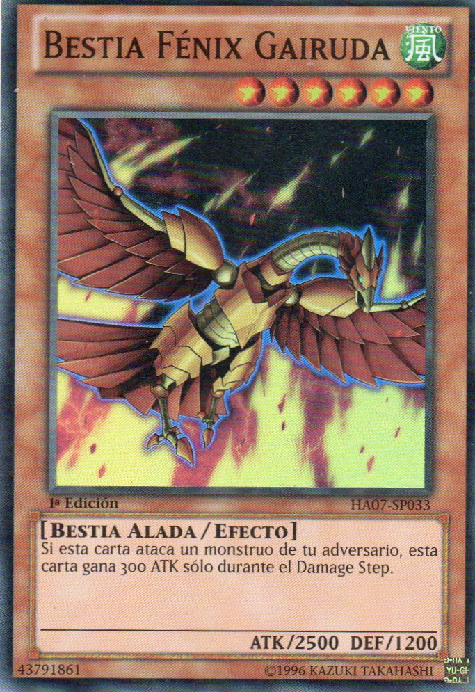 Bestia Fenix Gairuda HA07-SP033 Super rare