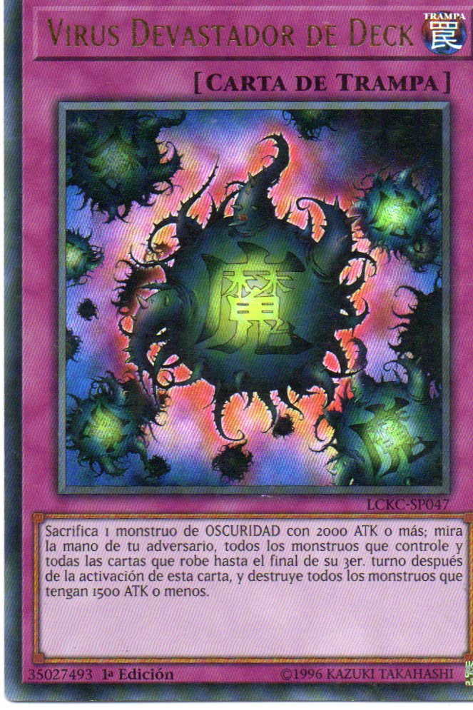 Virus Devastador de Deck LCKC-SP047 Ultra rare