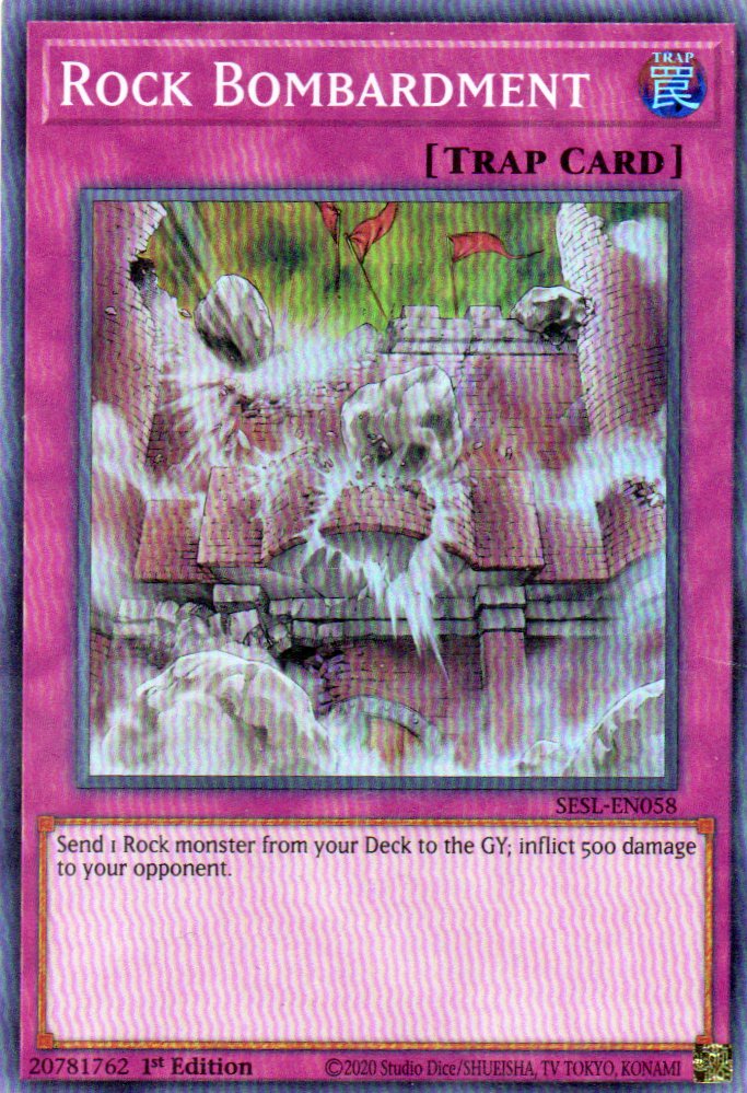 Rock Bombardment SESL-EN058 Super rare