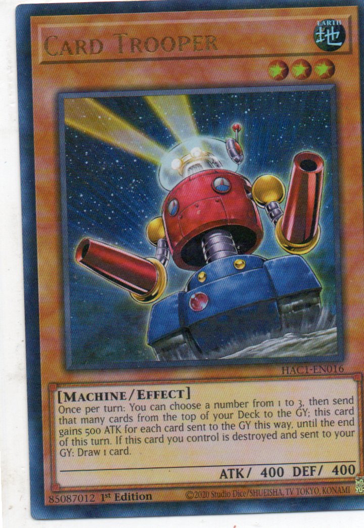 Card Trooper HAC1-EN016 Ultra rare
