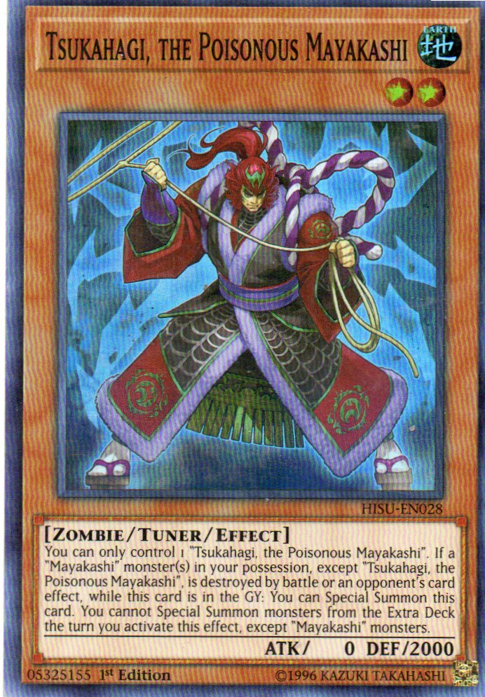 Tsukahagi, the Poisonous Mayakashi HISU-EN028 Super rare