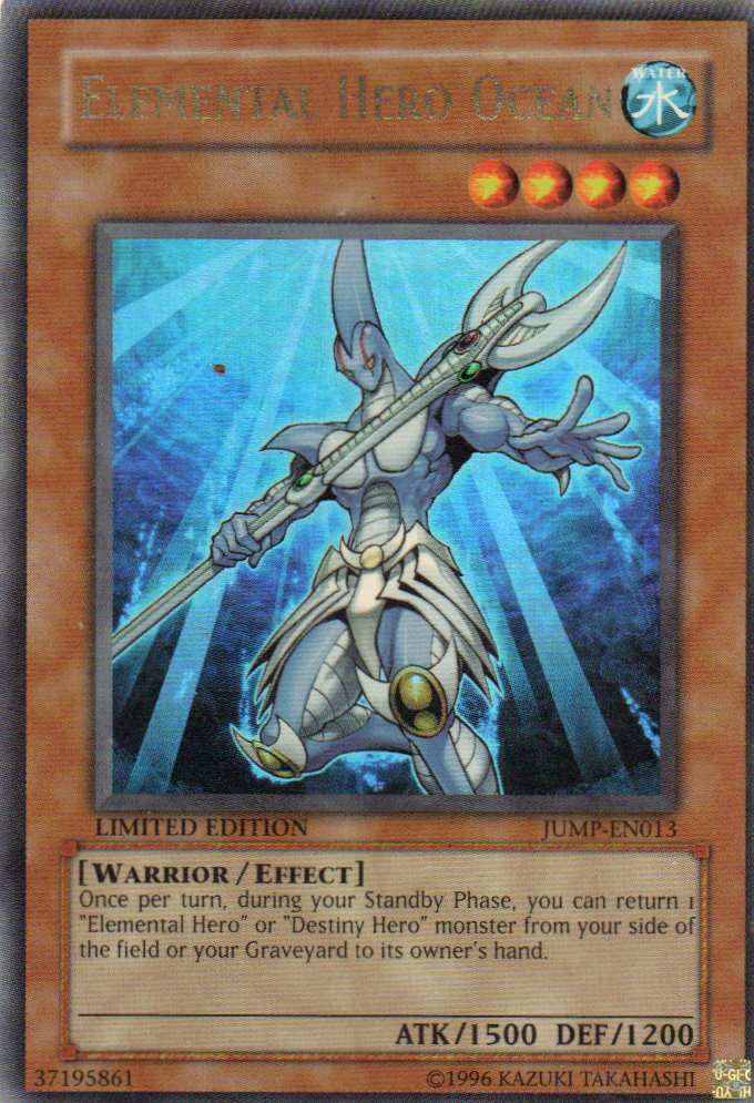 Elemental Hero Ocean JUMP-EN013 Ultra rare