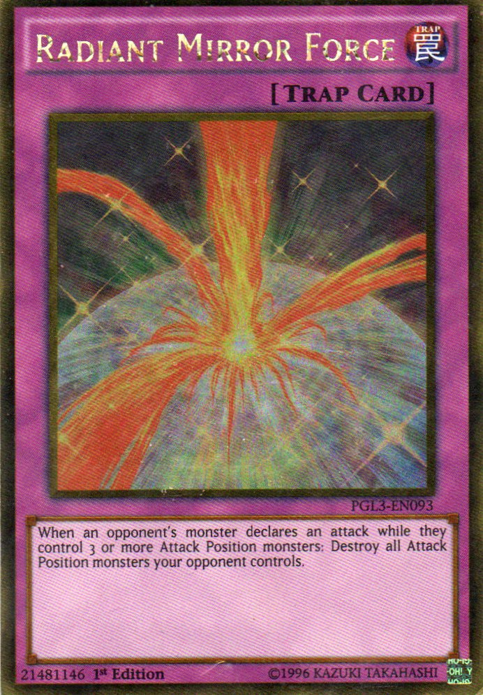 Radiant Mirror Force PGL3-EN093 Gold rare