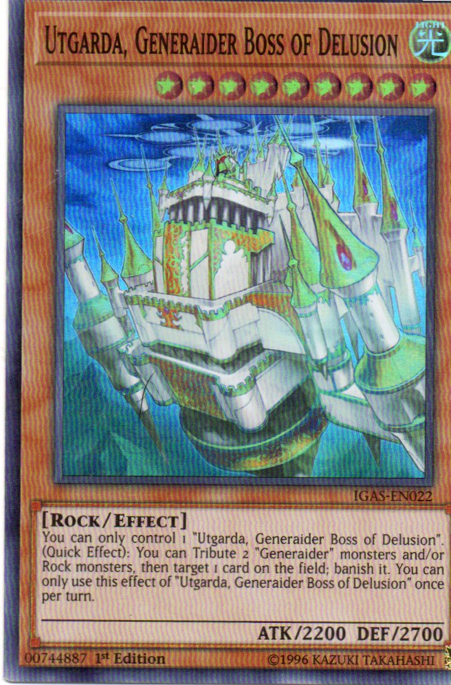 Utgarda, Generaider Boss of Delusion IGAS-EN022 Super rare