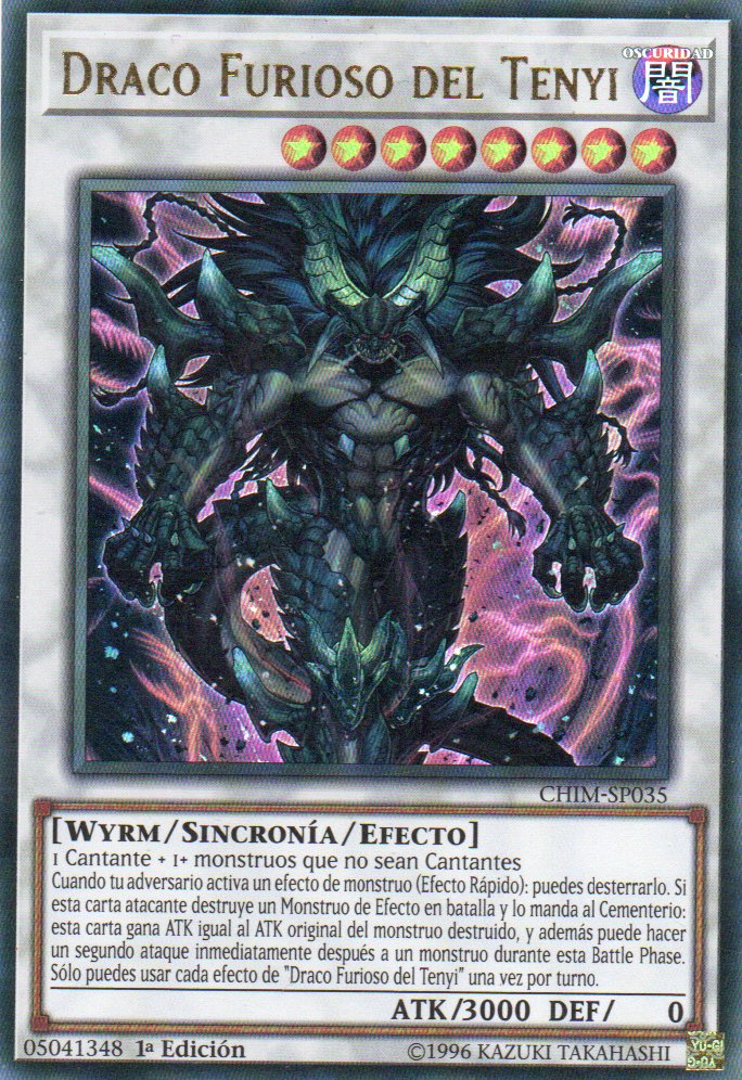 Draco Furioso del Tenyi CHIM-SP035 Ultra rare