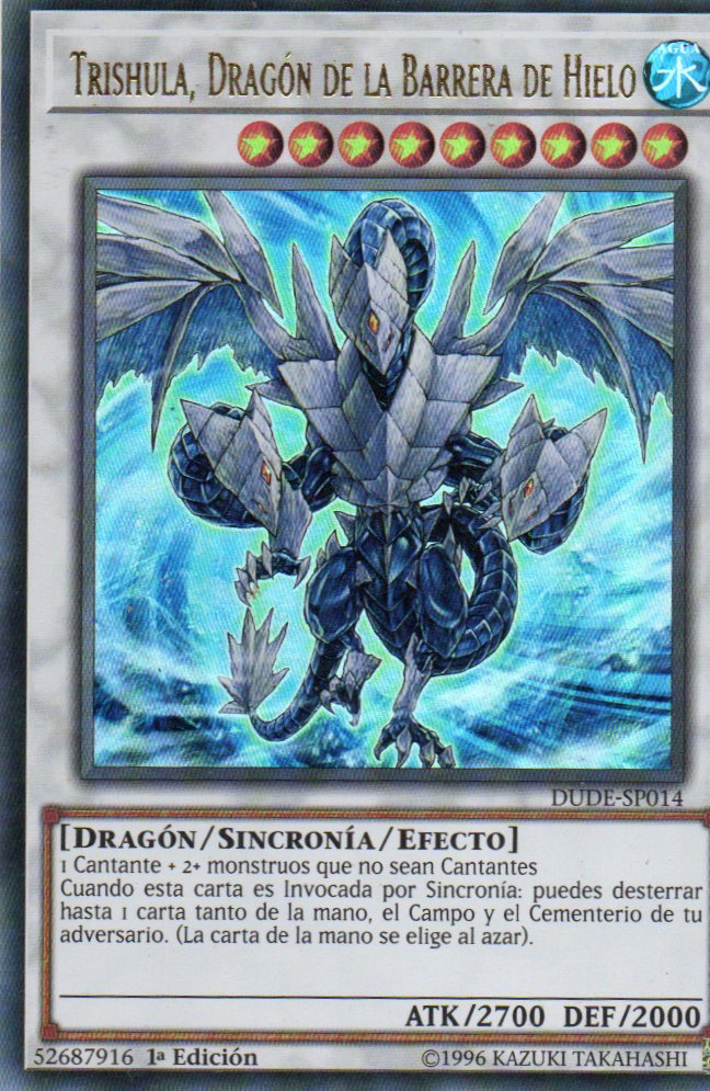 Trishula, Dragon de la Barrera de HIelo DUDE-SP014 Ultra rare