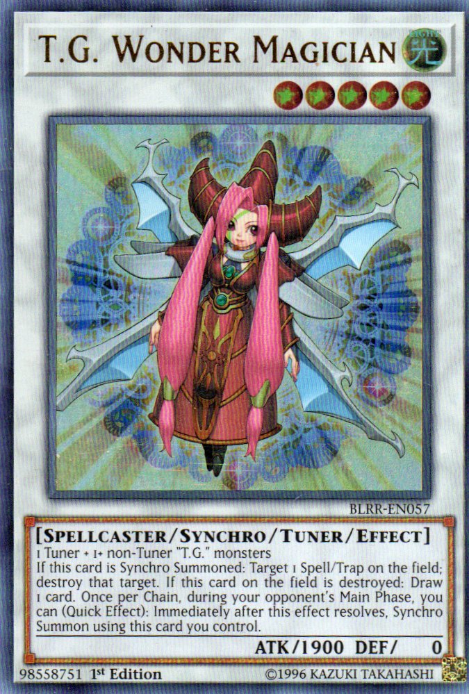 T.G. Wonder Magician BLRR-EN057 Ultra rare