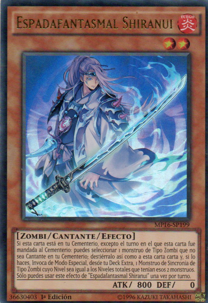 Espadafantasmal Shiranui MP16-SP199 Ultra rare