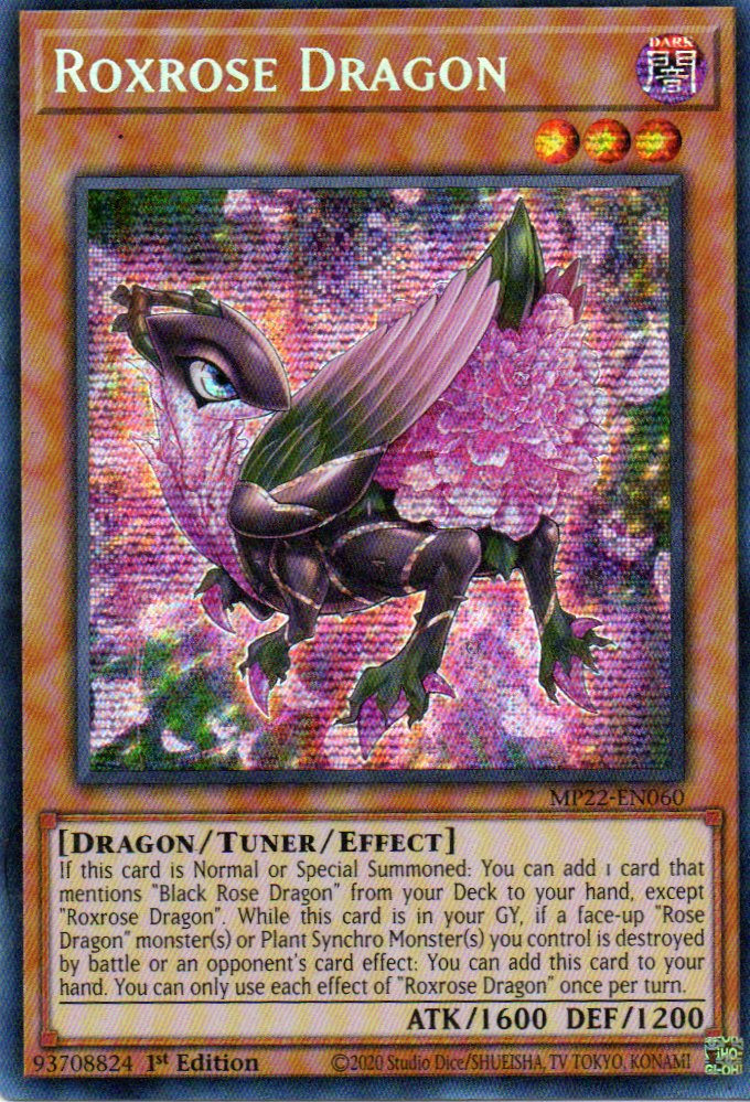 Roxrose Dragon MP22-EN060 Secret rare