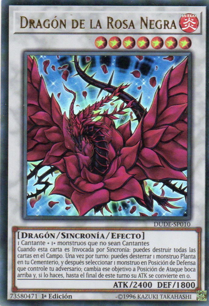 Dragon de la rosa negra DUDE-SP010 Ultra rare