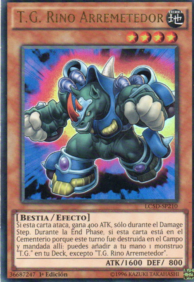 T.G. Rino Arrementador LC5D-SP210 Ultra rare