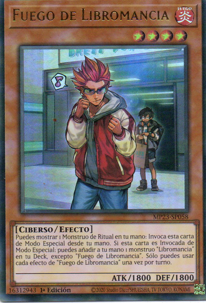 Fuego de Libromancia MP23-SP058 Ultra rare