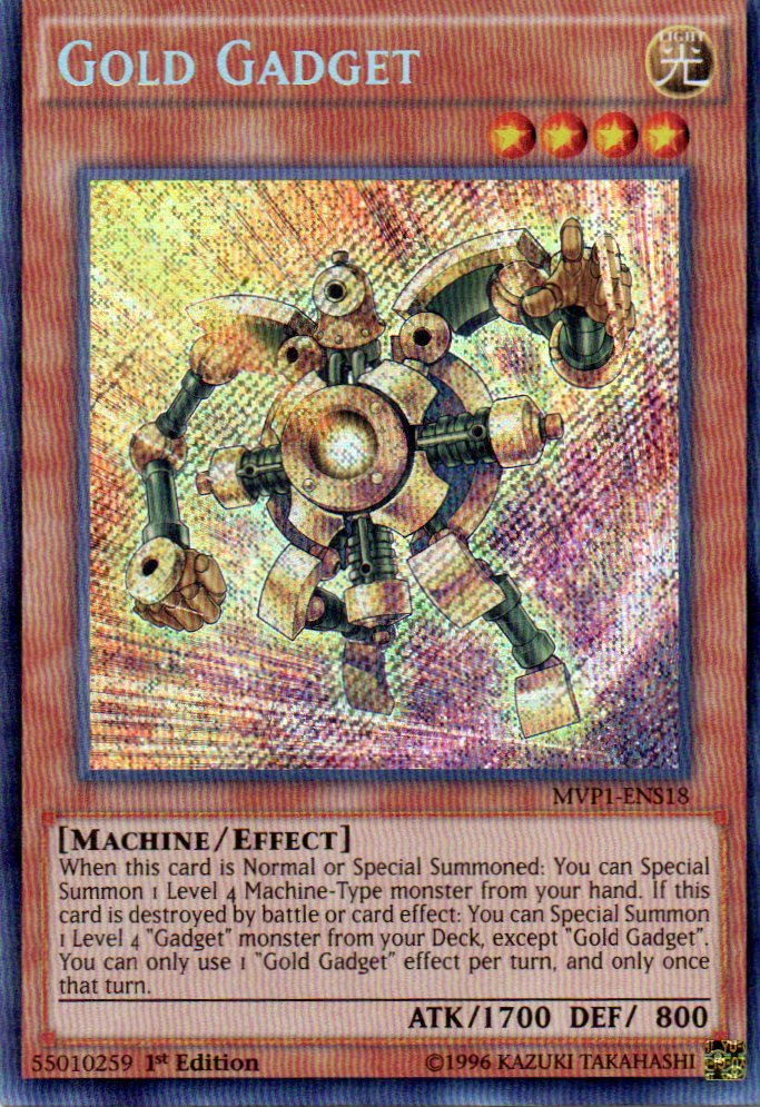 Gold Gadget MVP1-ENS18 Secret rare