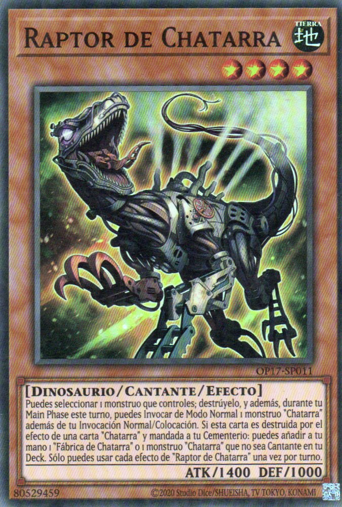 Raptor de Chatarra OP17-SP011 Super rare