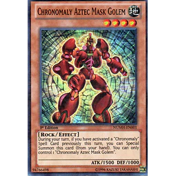 Chronomaly Aztec Mask Golem NUMH-EN001 Super rare