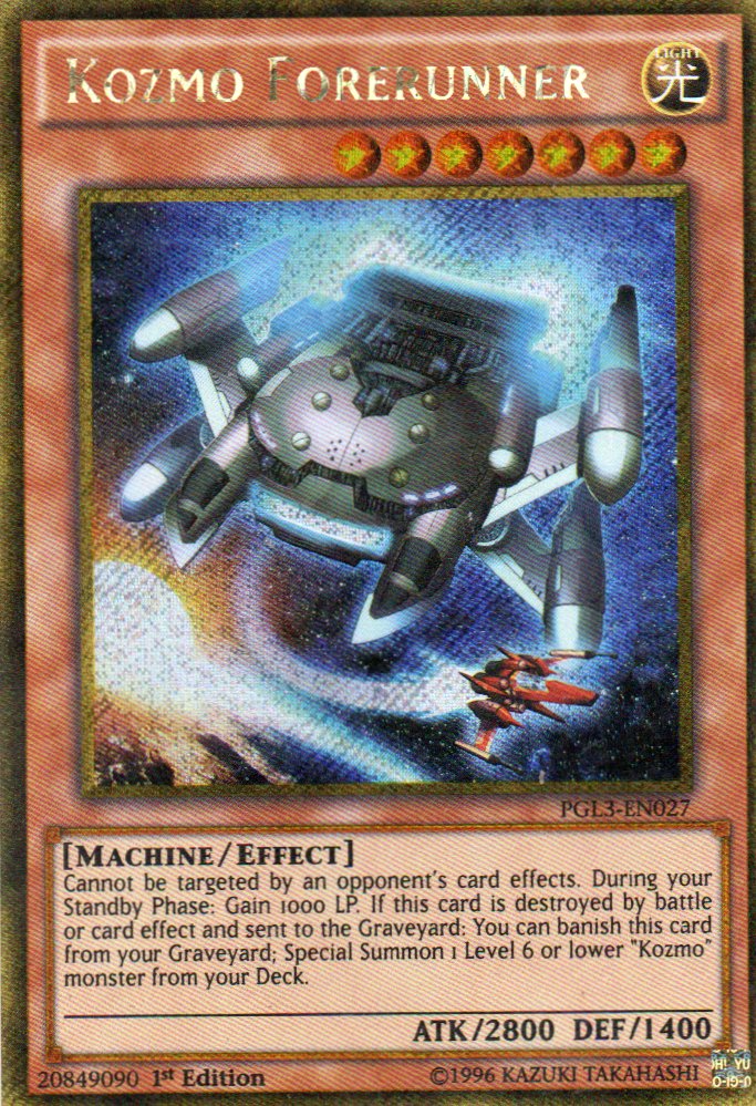Kozmo Forerunner PGL3-EN027 Gold rare