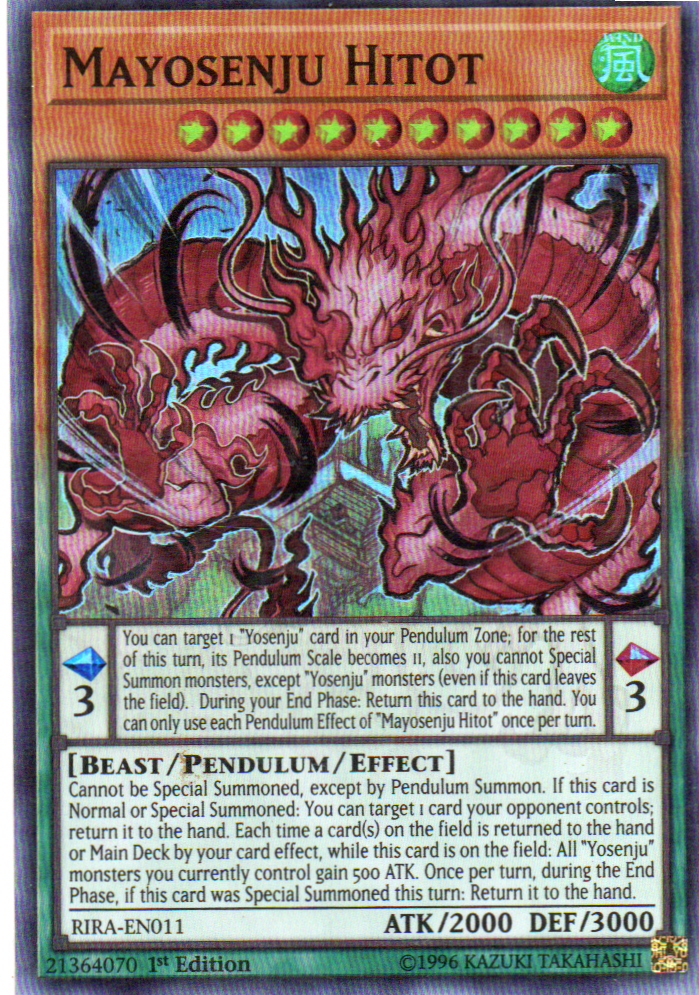 Mayosenju Hitot RIRA-EN011 Super rare