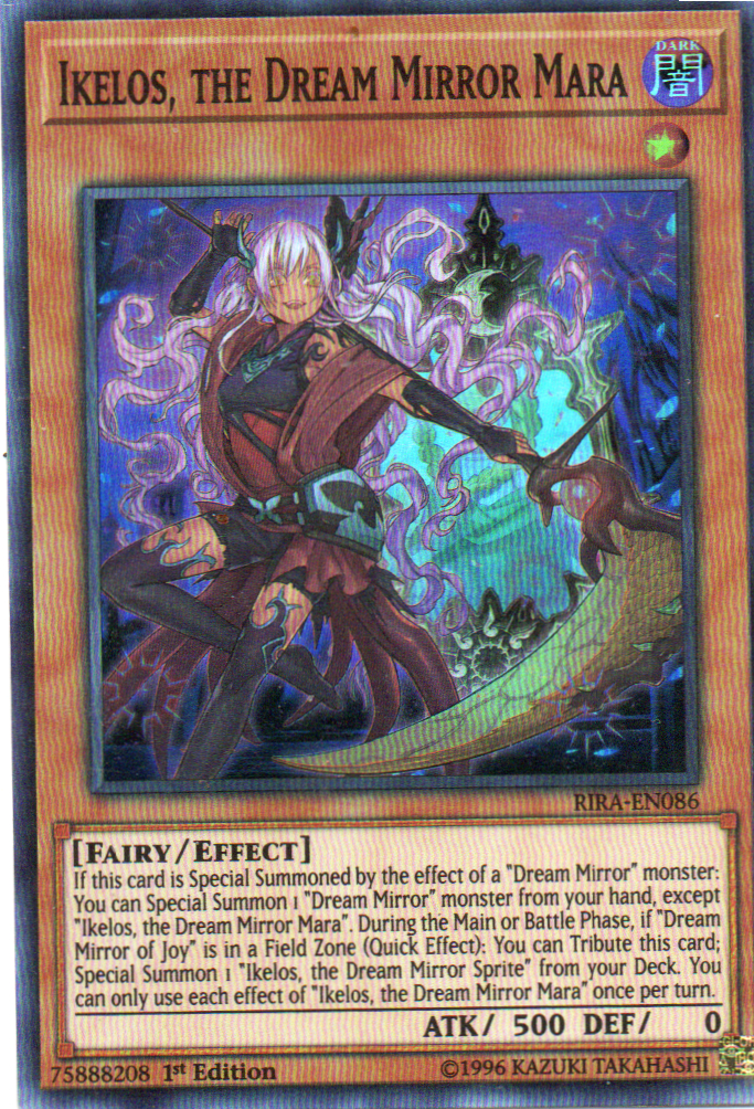 Ikelos, the Dream Mirror Mara RIRA-EN086 Super rare