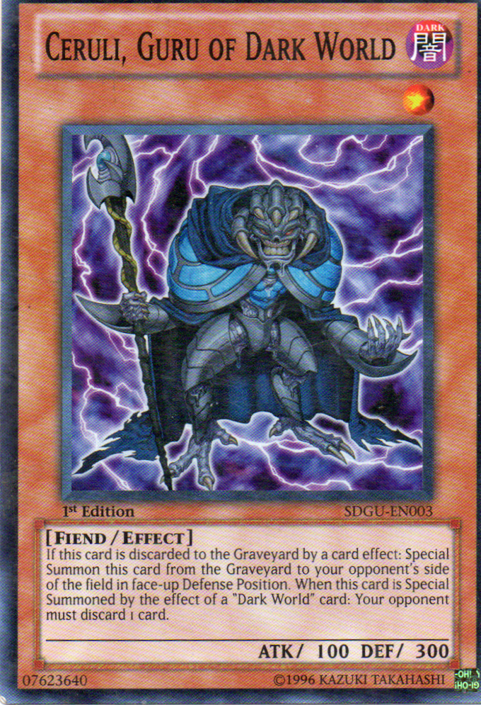 Ceruli, Guru of Dark World SDGU-EN003 Super rare