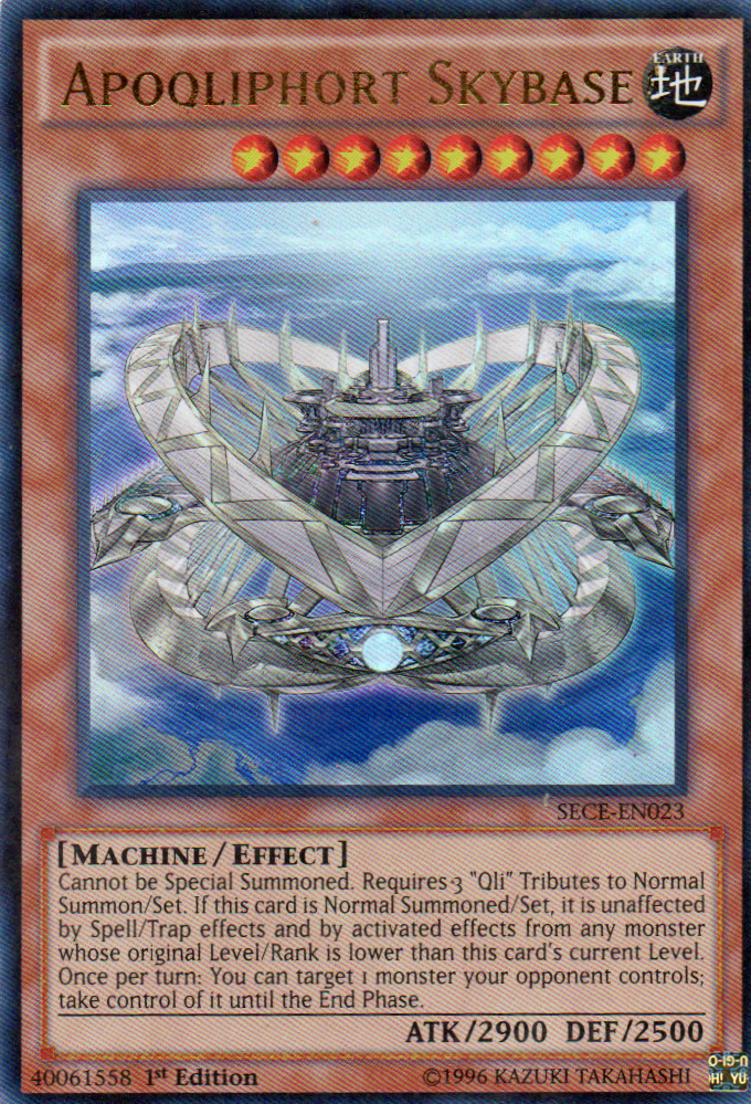 Apoqliphort Skybase SECE-EN023 Ultra rare
