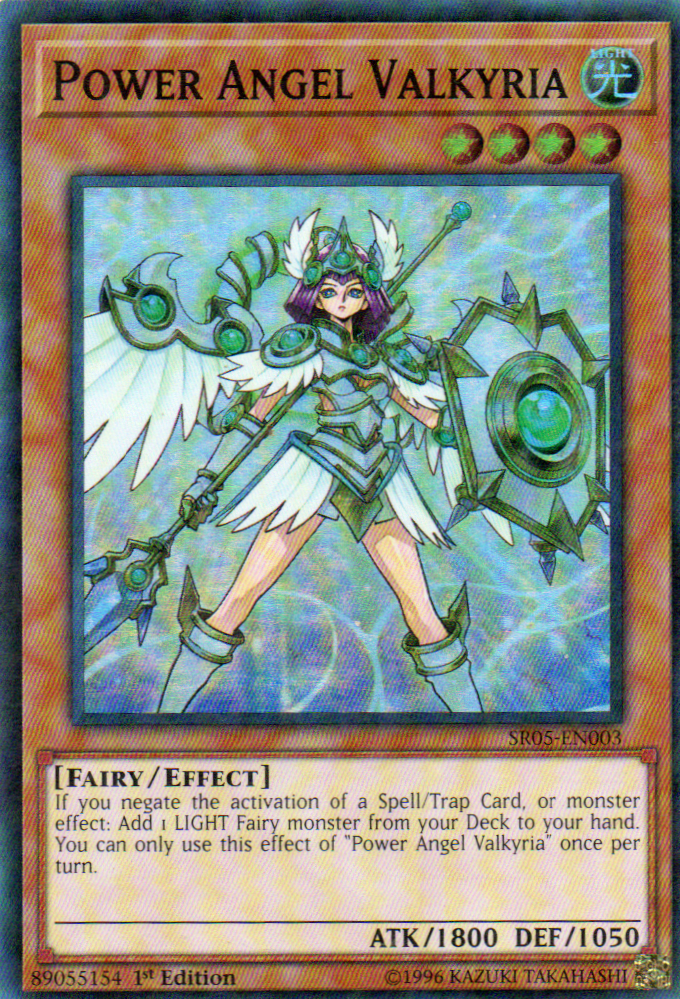 Power Angel Valkyria SR05-EN003 Super rare