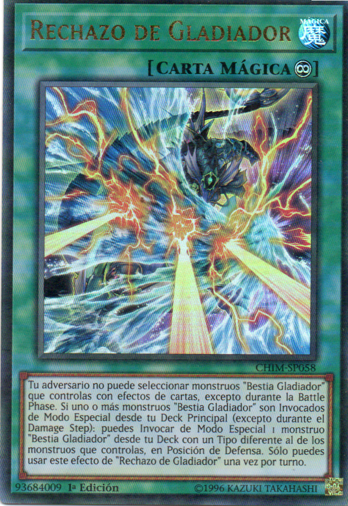 Rechazo de Gladiador CHIM-SP058 Ultra rare