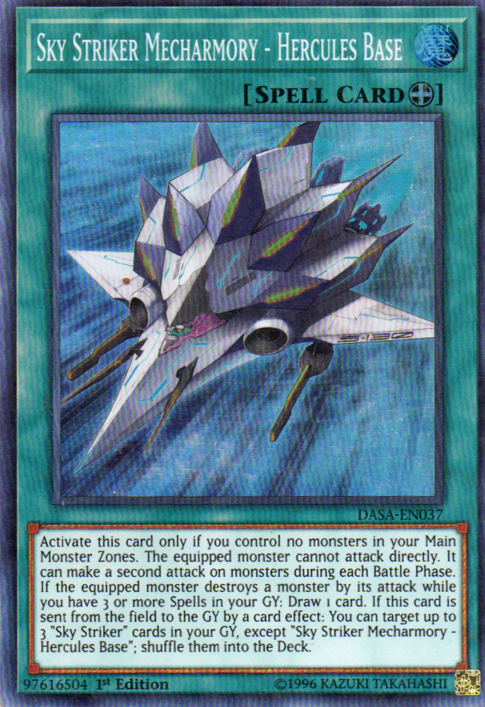Sky Striker Mecharmory - Hercules Base DASA-EN037 Super rare