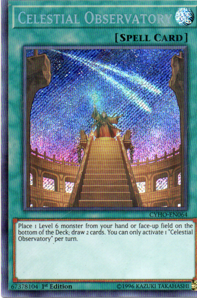 Celestial Observatory CYHO-EN064 Secret rare
