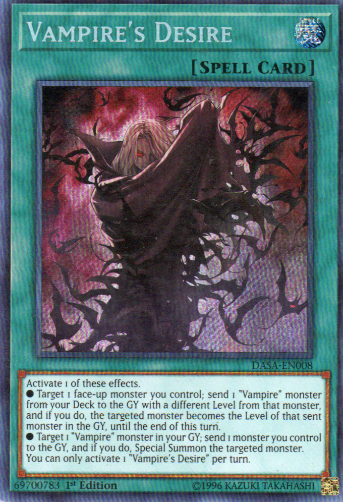 Vampire's Desire DASA-EN008 Secret rare