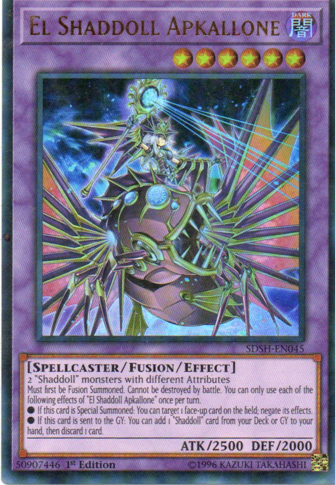 El Shaddoll Apkallone SDSH-EN045 Ultra rare