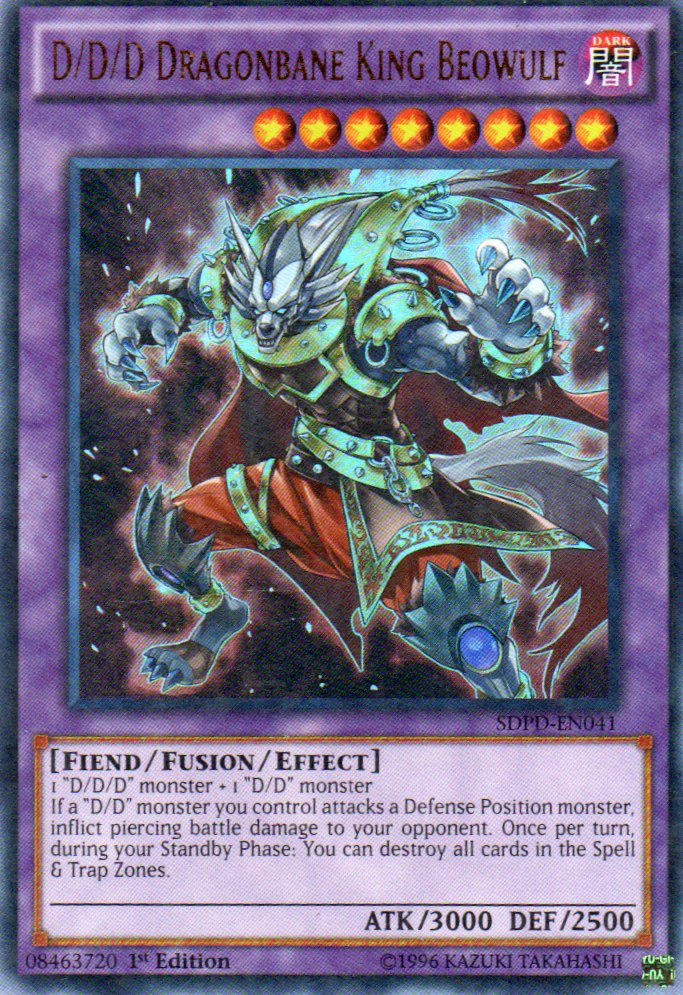 D/D/D Dragonbane King Beowulf SDPD-EN041 Ultra rare