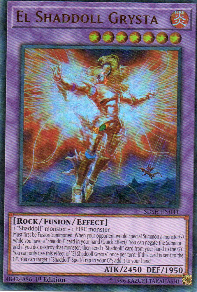 El Shaddoll Grysta SDSH-EN041 Ultra rare