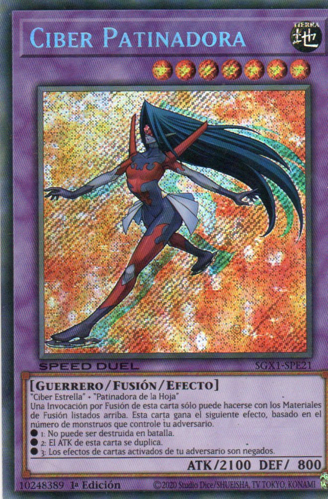 Ciber Patinadora SGX1-SPE21 Secret rare