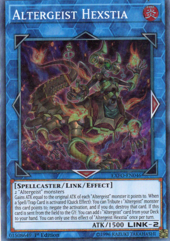 Altergeist Hexstia EXFO-EN046 Super rare