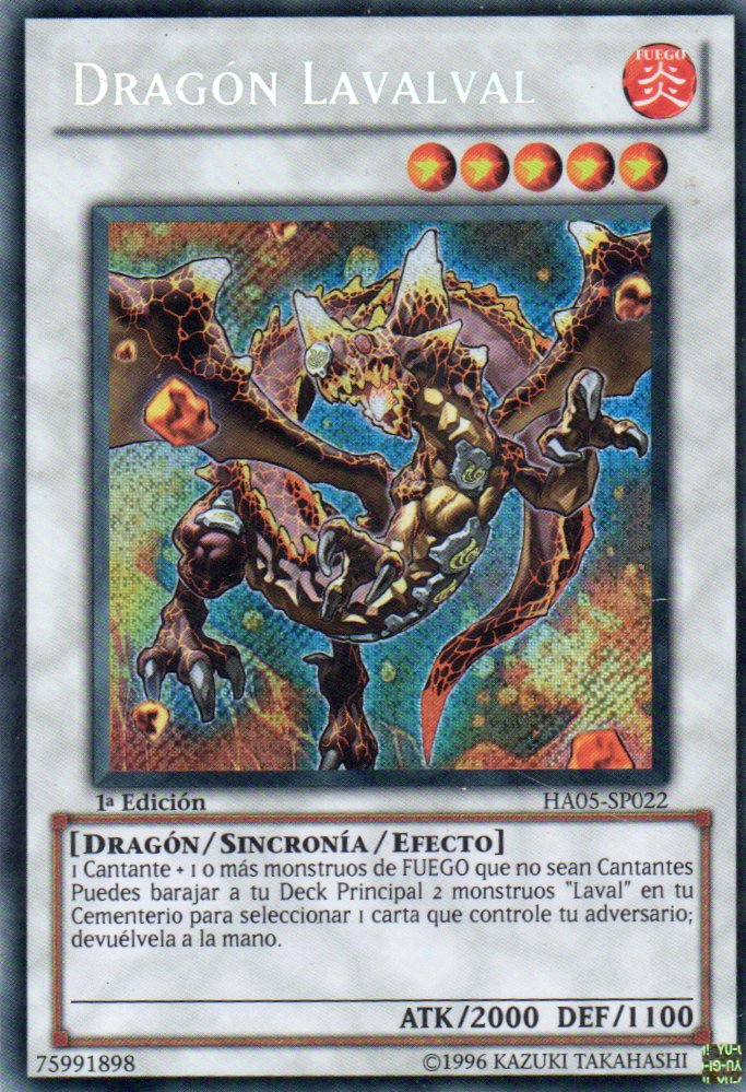 Dragon Lavalval HA05-SP022 Secret rare
