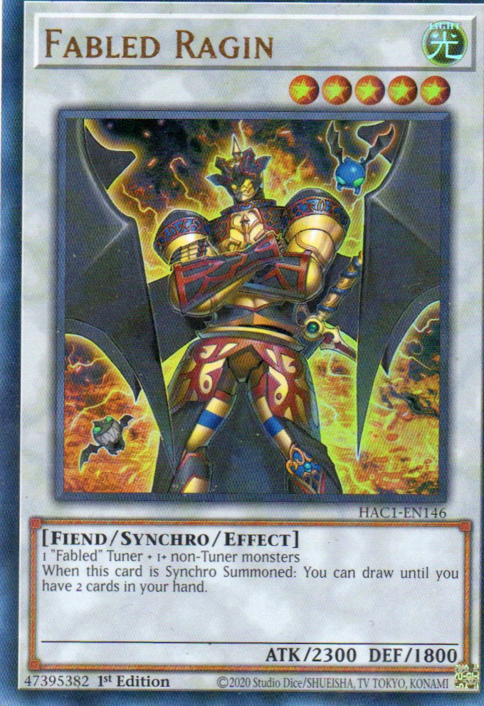 Fabled Ragin HAC1-EN146 Ultra rare