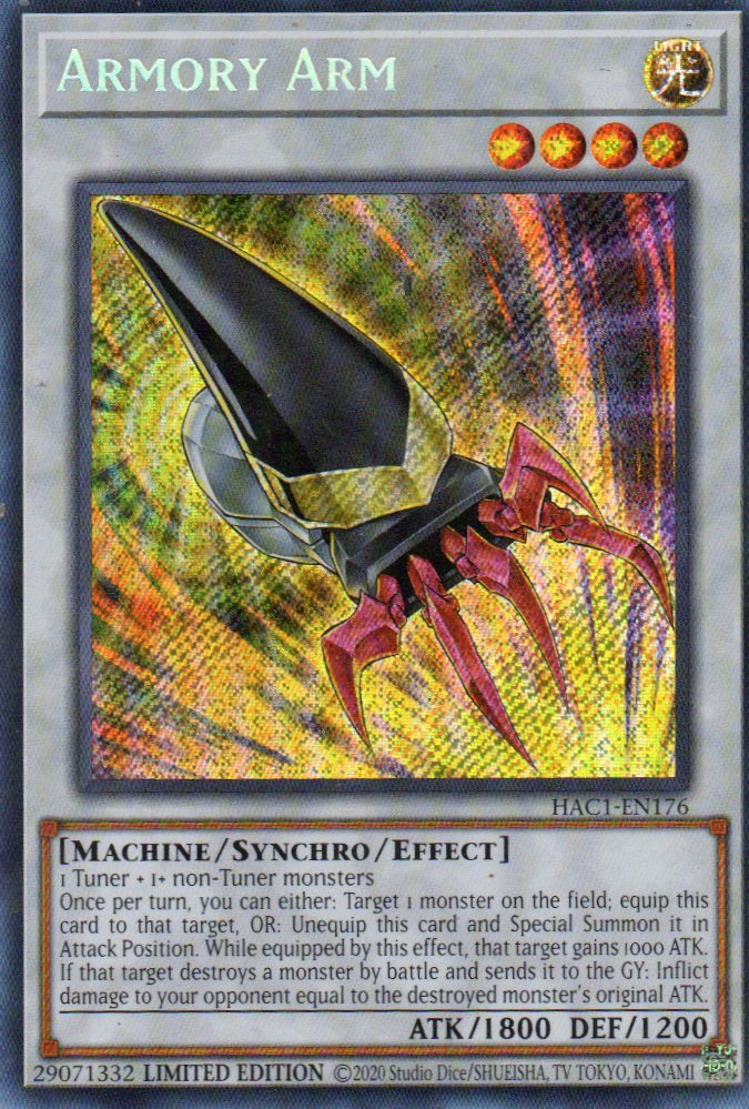 Armory Arm HAC1-EN176 Secret rare