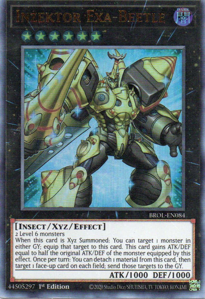 Inzektor Exa-Beetle BROL-EN084 Ultra rare