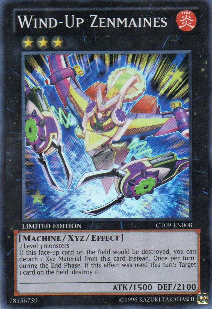 Wind-Up Zenmaines CT09-EN008 Super rare