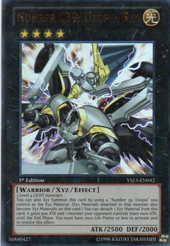 Number C39: Utopia Ray YS13-EN042 Ultra rare