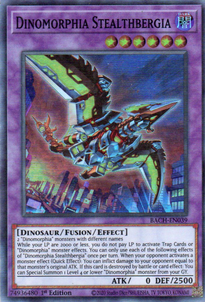 Dinomorphia Stealthbergia BACH-EN039 Super rare