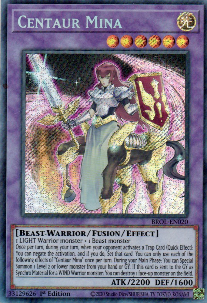 Centaur Mina BROL-EN020 Secret rare
