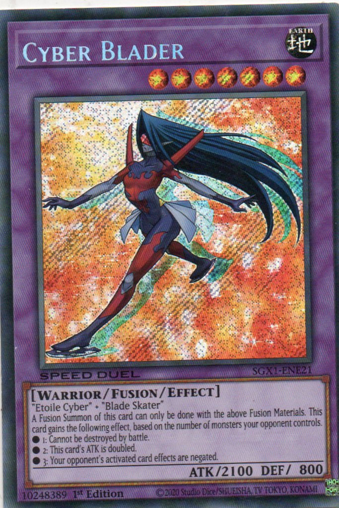 Cyber Blader SGX1-ENE21 Secret rare